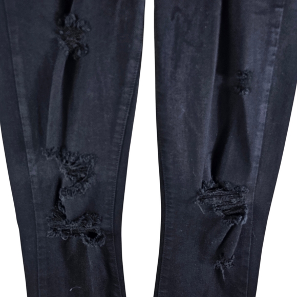 PAIGE Verdugo Black Ultra Skinny Jeans In 25 - Picture 6 of 10